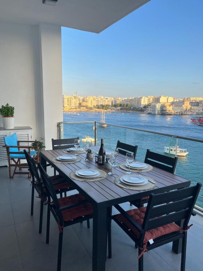 Seafront Two Bedroom Apartment Saint Julian's Ngoại thất bức ảnh